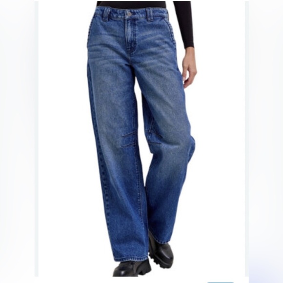 NWT HIDDEN HD9371B-DK Alyx Low Slung High Rise Baggy Jean Size 28 - Picture 1 of 16